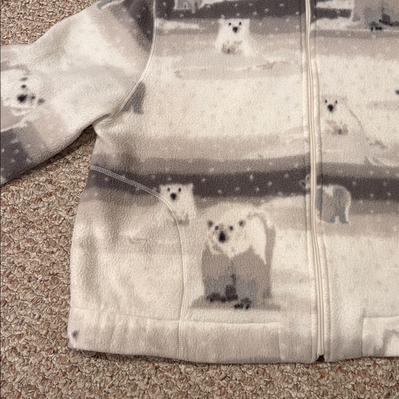 Vintage polar bear fleece sweater - Picture 4 of 4